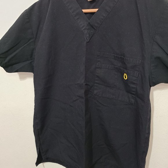 Wink Scrubs Black Scrubs top Women's X-small - Picture 3 of 5